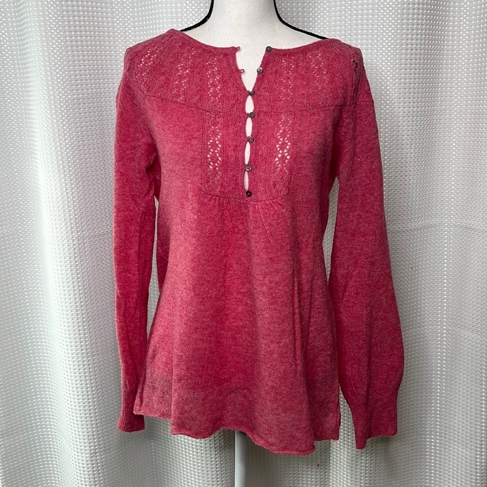 Free People Pink Sweater
